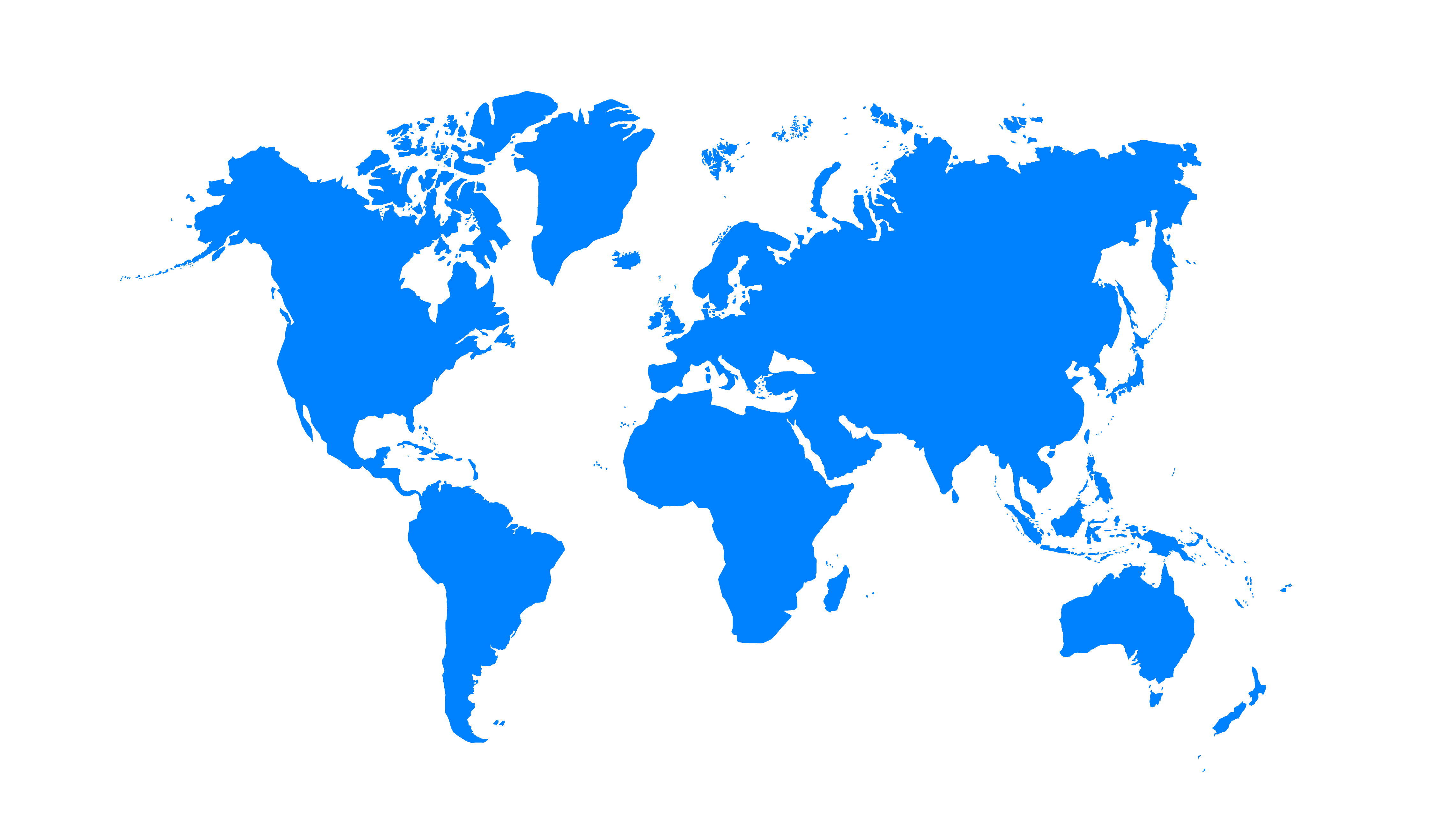 Globale Konnektivität - Weltkarte mit Safari GPS Netzabdeckung